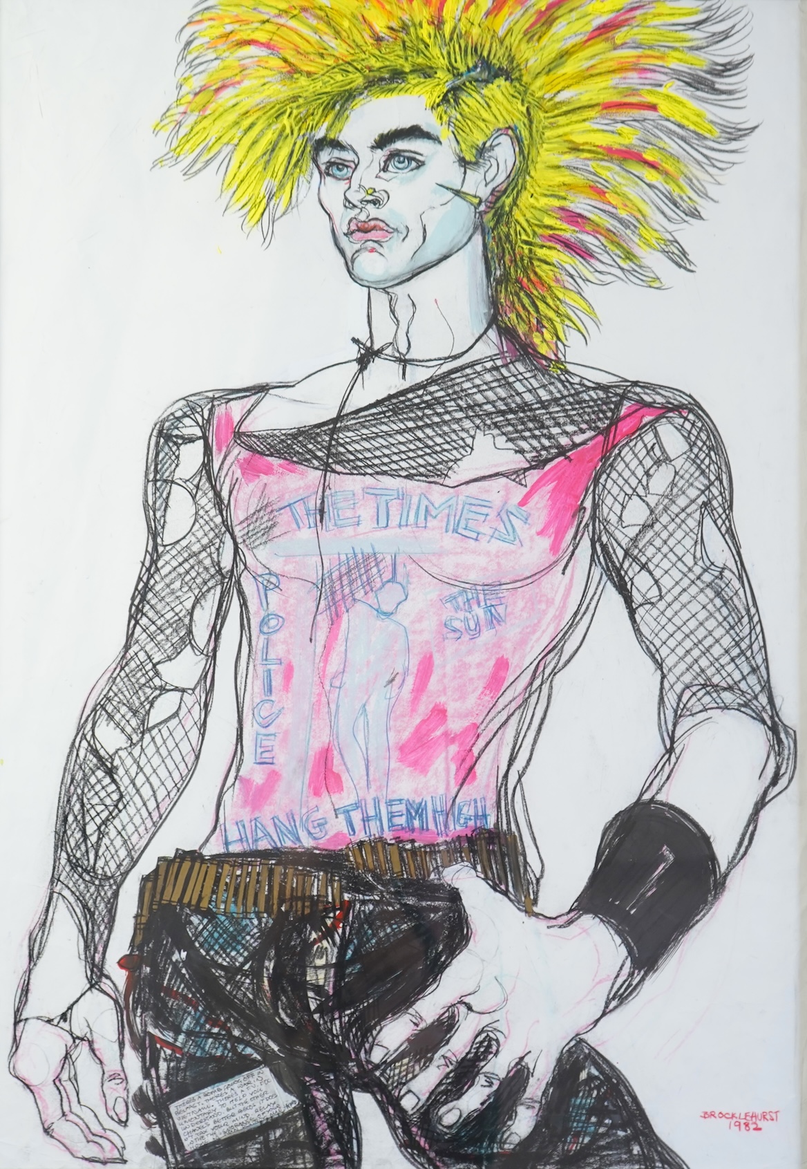 Jo Brocklehurst, 1935-2006, Portrait of a Punk